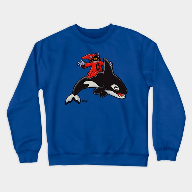 orca orco Crewneck Sweatshirt by eliwolff